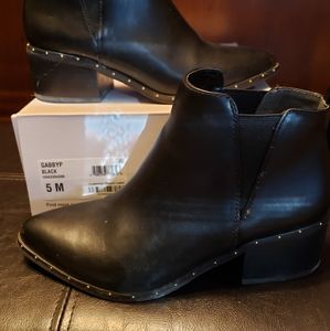 Bar III Gabby Black Ankle Booties, Created for Macy's